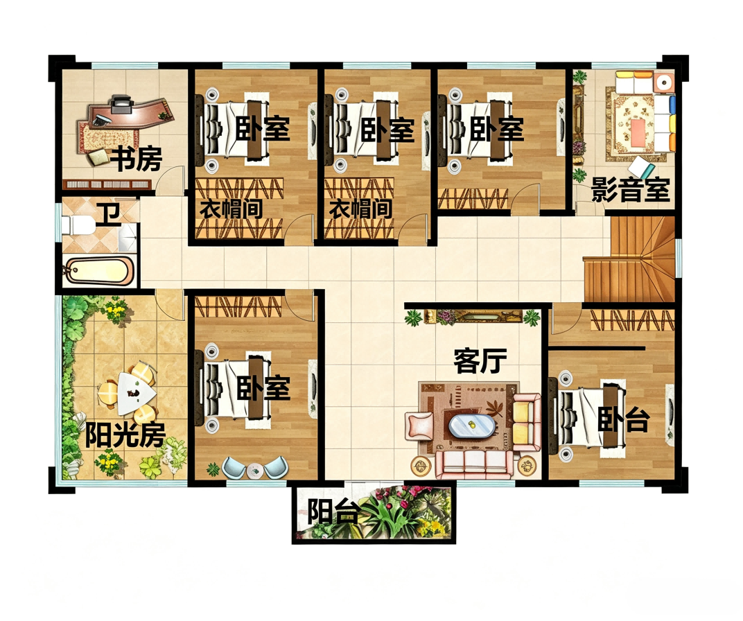 三层户型4